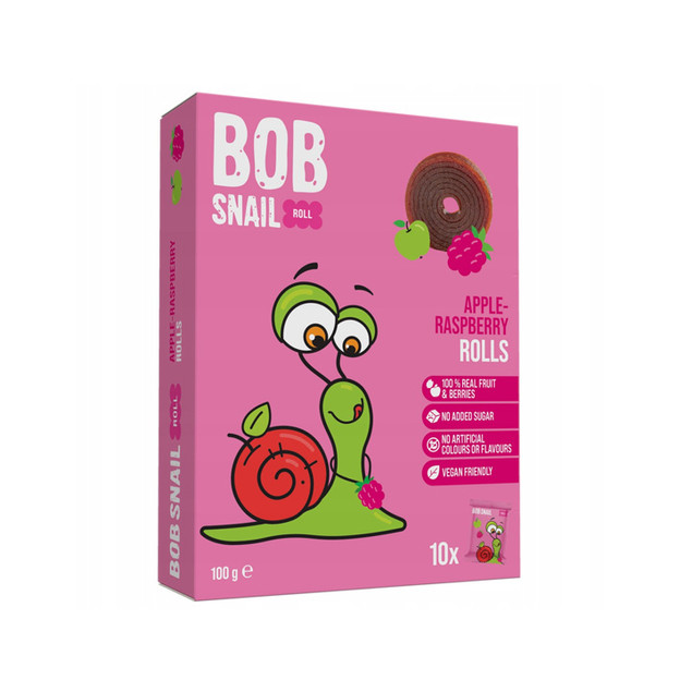 Rollsy Owocowe Mix Smaków Bob Snail Zestaw 5x100g