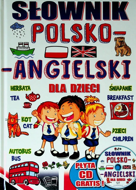 Słownik polsko-angielski dla dzieci + CD