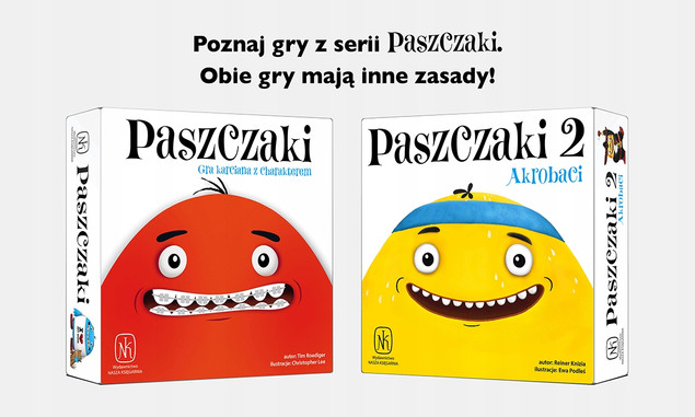 Paszczaki 2 Akrobaci – gra karciana Nasza Księgarnia