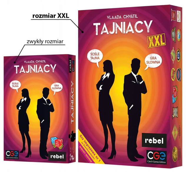 GRA PLANSZOWA TAJNIACY XXL REBEL