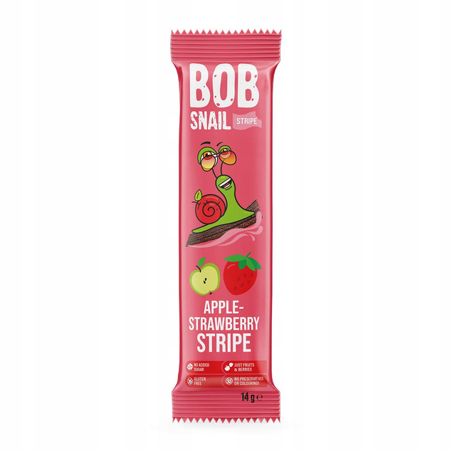 Przekąska Owocowa Bob Snail Jabłkowo-Truskawkowa