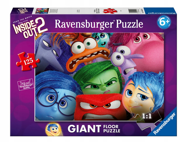 Puzzle RAVENSBURGER Disney W głowie się nie mieści 2 12004175 125 elementów