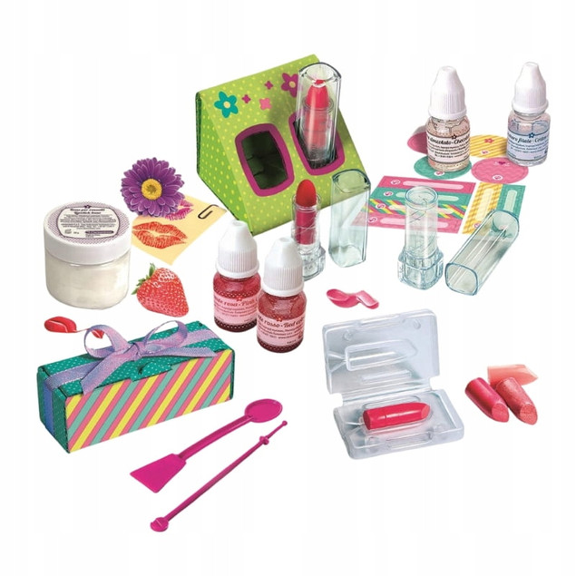 LABORATORIUM SZMINKI Błyszczyk Zestaw Nauka Zabawa Dla Dzieci 8+ Clementoni
