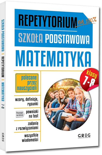 Nowe Repetytorium Szkoła Podstawowa MATEMATYKA kl. 7-8 2026 Greg