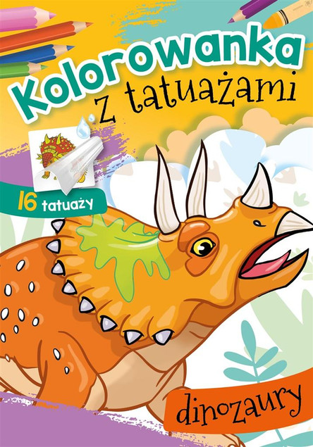 Kolorowanka Z Tatuażami Samoloty 3+ Skrzat