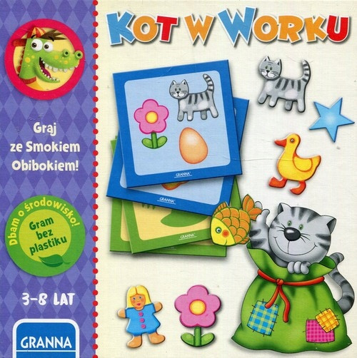 Kot w Worku Graj Ze Smokiem Obibokiem Gra Planszowa 3+ Granna