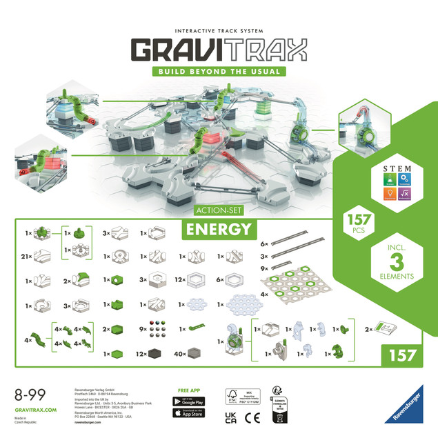 Ravensburger 274826 GraviTrax Zestaw akcji Energy