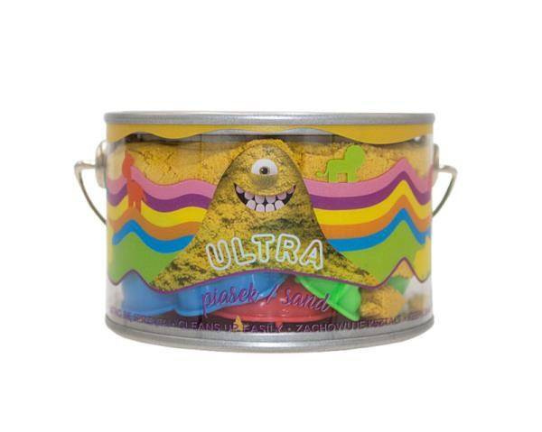 EPEE Ultra Piasek Puszka 200g żółty + 5 foremek Zwierzaki 092479