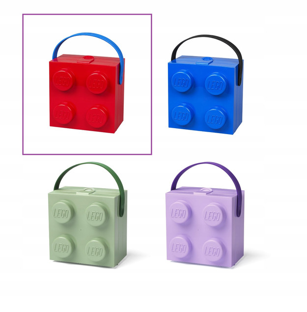Śniadaniówka LEGO Lunch Box Klocek 2150 ml Czerwona z Rączką