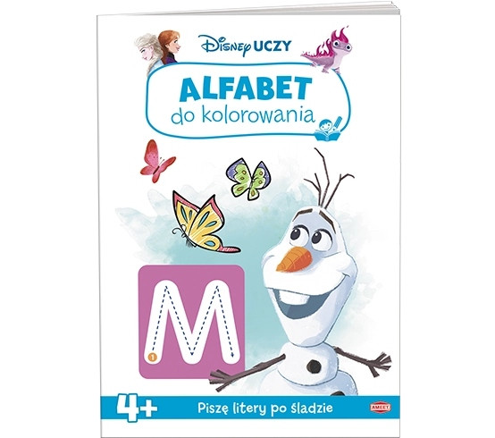 Disney uczy Kraina lodu Alfabet do kolorowania UKOA-9301 Opracowanie zbiorowe