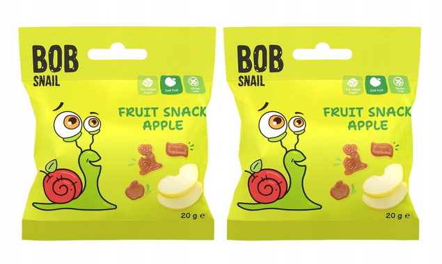 Żelki Jabłkowe Bez Cukru Bob Snail