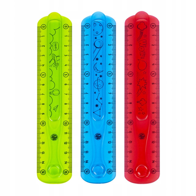 Linijka Geometryczna Szkolna Elastyczna Flexi 15 cm Astra