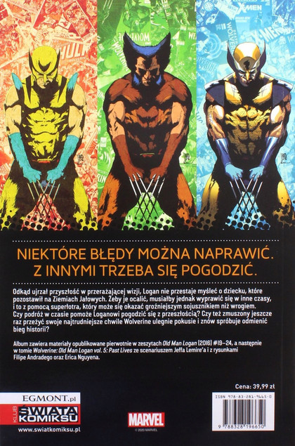 Staruszek Logan Tom 6 Życia minione Praca zbiorowa