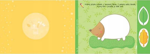 3-latek rysuje, wycina, nakleja