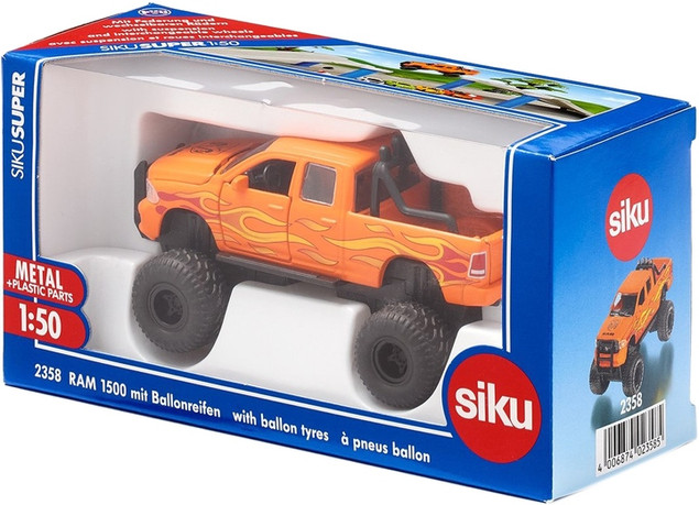 SIKU 2358 RAM 1500 z oponami balonowymi 1:50