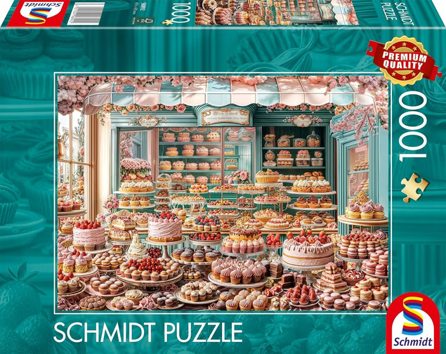Puzzle Schmidt Spiele 1000 elementów Układanka Cukiernia Słodkie Wypieki 58892