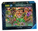Puzzle Ravensburger 1000 Tygrys w ogrodzie