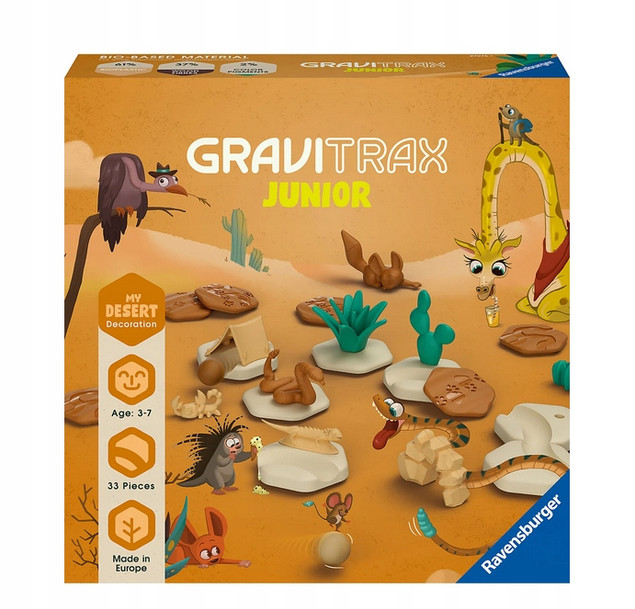 Gravitrax Junior zestaw uzupełniający Pustynia 33 elementy
