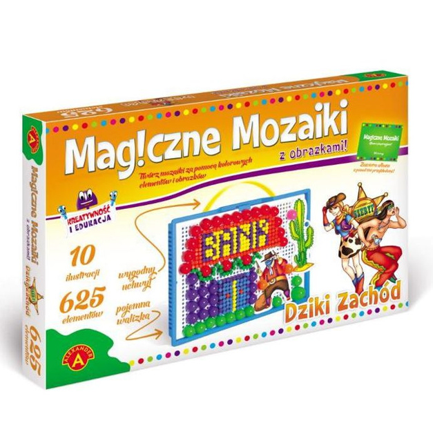Mozaika, Magiczne Mozaiki 625 - Dziki Zachód