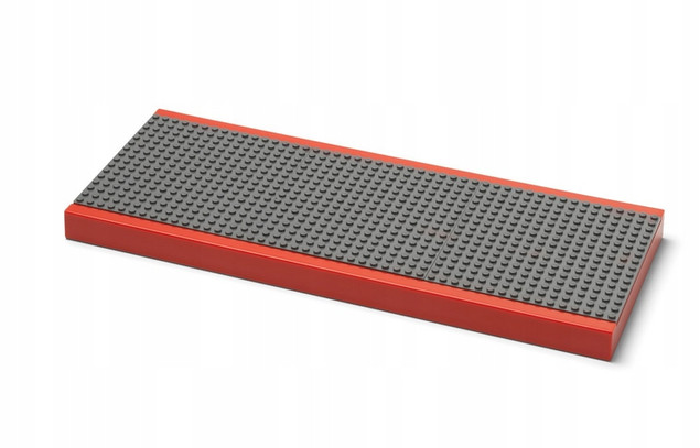 LEGO Półka Ścienna Czerwona z 3 Płytkami Konstrukcyjnymi 40130800
