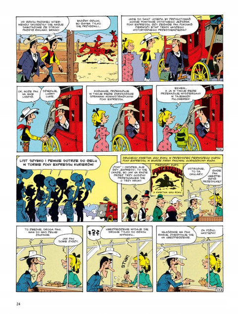 Lucky Luke. Pony Express. Tom 59