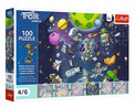 Puzzle Trefl 100 elementów Rodzina Treflików w Kosmosie