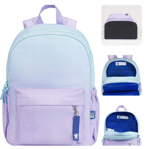 Plecak Szkolny Oxford Gradient 25l Fioletowo-Niebieski Wodoodporny