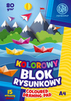 Blok Rysunkowy Barwiony W Masie A4/15k 80g Mix Astra