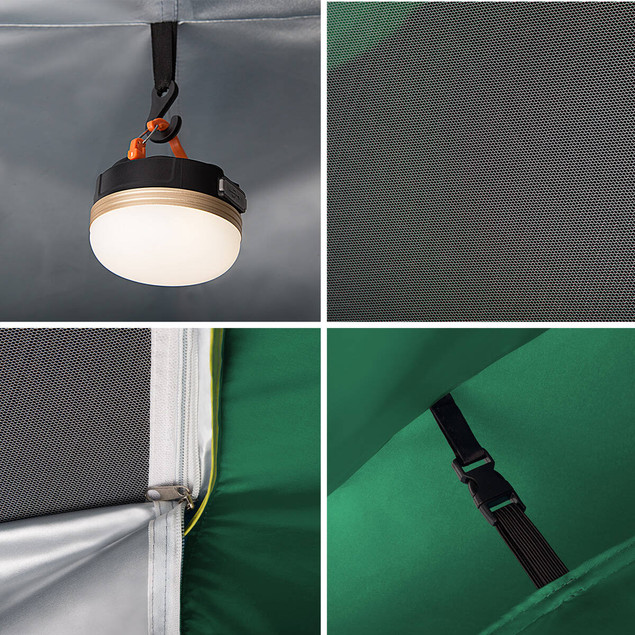 NILS Duży Namiot Turystyczny Kempingowy 3osobowy Wodoodporny NC7819