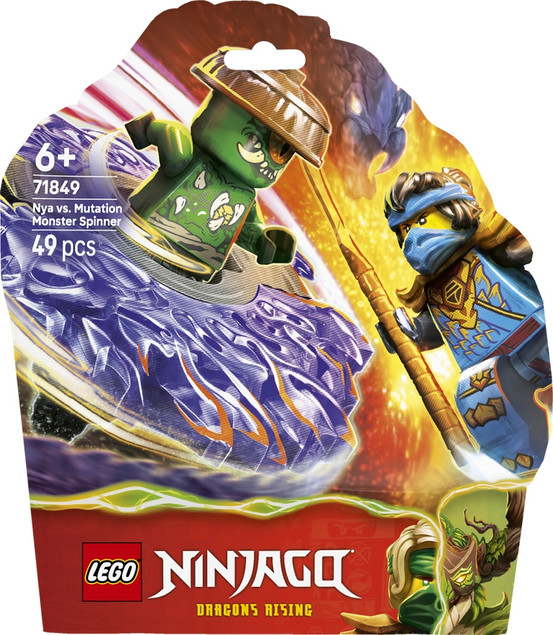 LEGO NINJAGO Nya vs Mutanci Spinner 71849 - Akcja Dragons Rising