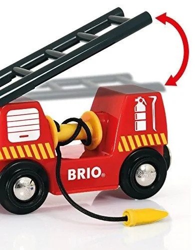 Kolejka pojazd strażacki Brio 3 elementy