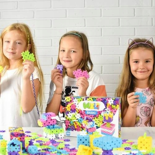 Meli Basic Pink - klocki konstrukcyjne 300 elementów