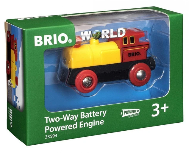 Lokomotywa Brio elektryczna żółto-czerwona