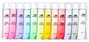 Farby Akrylowe PASTELOWE 12 Sztuk x 12ml Kidea
