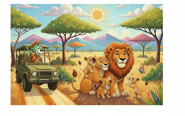 Puzzle Trefl 100 Inspired by Nature Lwy 16593 | Edukacyjne dla Dzieci +5 lat