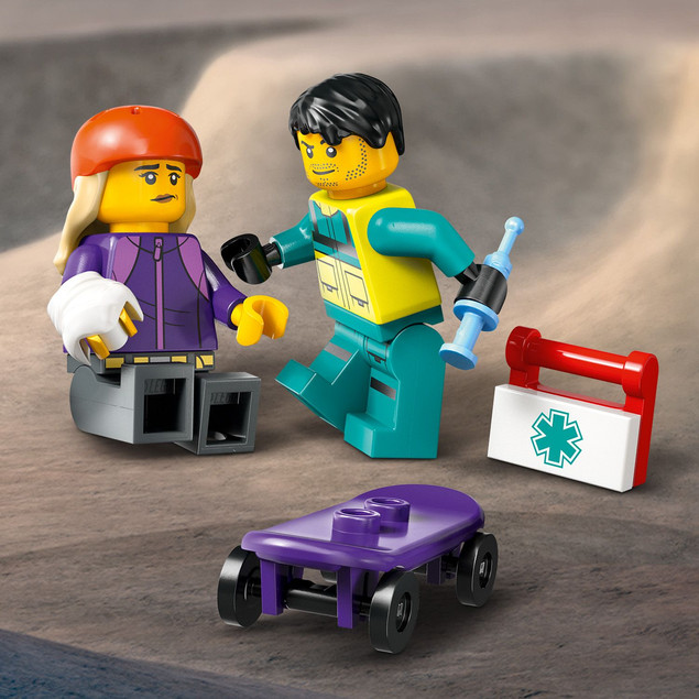LEGO City 60451 Ambulans Ratunkowy z Minifigurkami