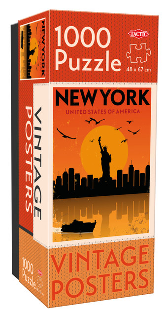 Puzzle Tactic Vintage New York 1000 elementów 48x67cm
