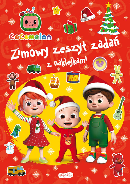 Cocomelon. Zimowy zeszyt zadań z naklejkami Praca zbiorowa