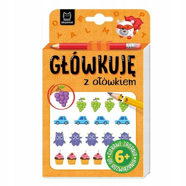 Główkuję z ołówkiem. Pomarańczowa