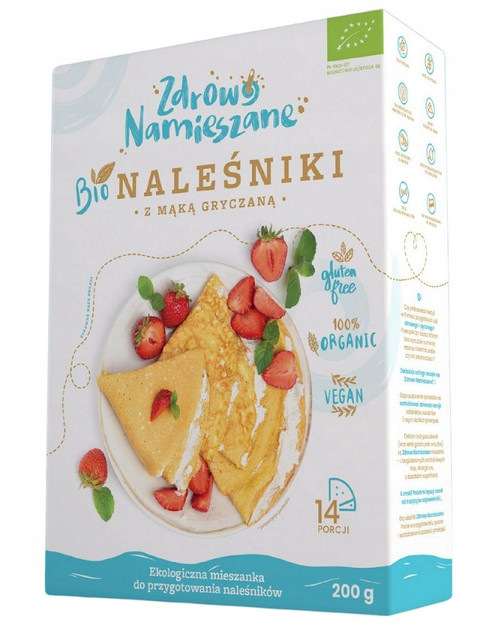 BIO naleśniki z mąką gryczaną gotowy mix Zdrowo Namieszane 200 g