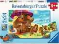 Puzzle dla dzieci 2D: Misie na wakacjach 2x24el Ravensburger