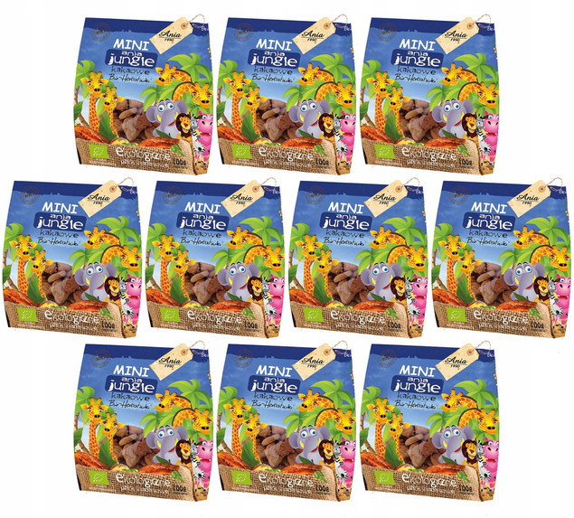 Herbatniki Mini Kakaowe BIO Ania 10x1kg