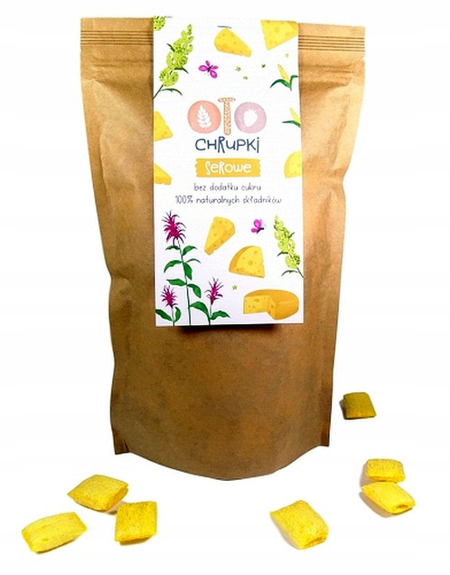 Chrupki Serowe OtoLandia – Zdrowe, bez cukru, 80g