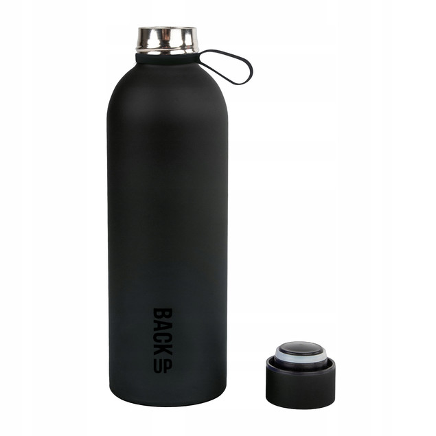 Butelka termiczna 500 ml czarna BackUp
