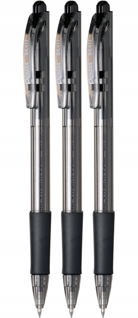 Długopis Automatyczny PENTEL BK-417 WOW 0.7mm Czarny