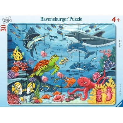 Puzzle 30 Underwater Friends Frame /Ravensburger