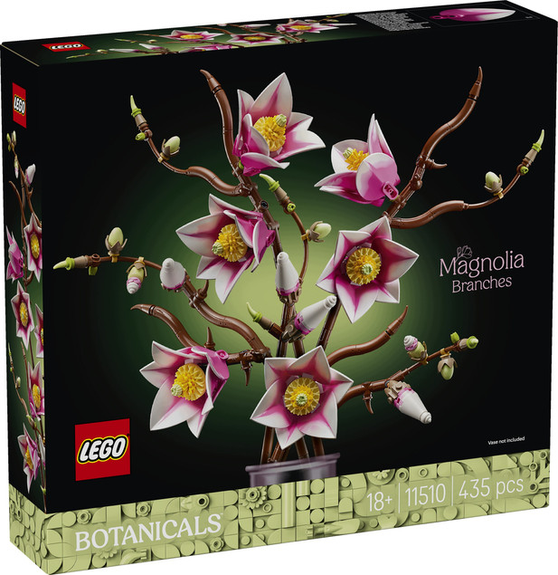 Tytuł
LEGO Botanicals 11510 Gałązki Magnolii Kwiaty dla Dorosłych