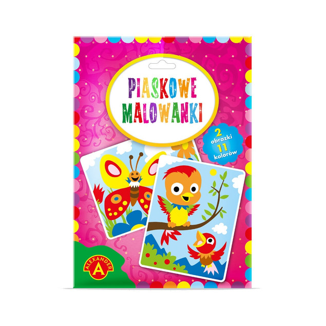Alexander malowanka Piaskowa ptaszki motyle