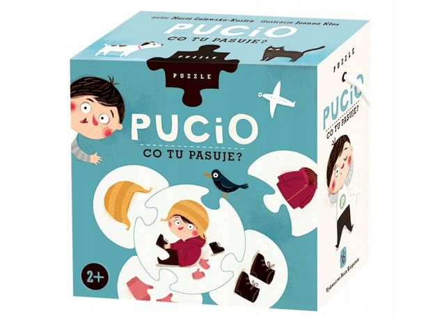PAKIET PUCIO 3w1 Puzzle Co Tu Pasuje? + Przeciwieństwa + Czego Brakuje? 2+