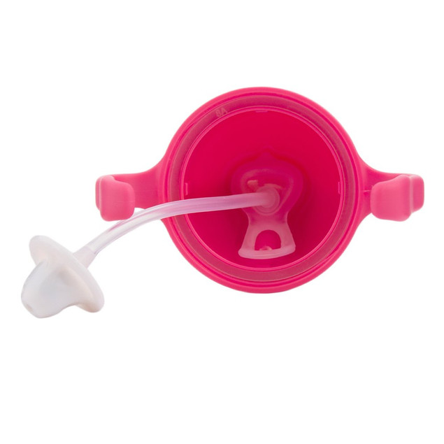 b.box Bidon ze słomką Gelato Raspberry 6 m+ 240 ml